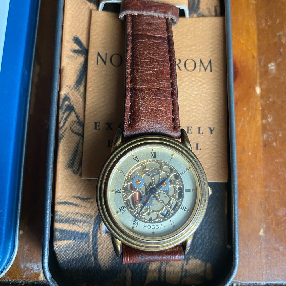 1995 SKELETON FOSSIL WATCH SK-4901